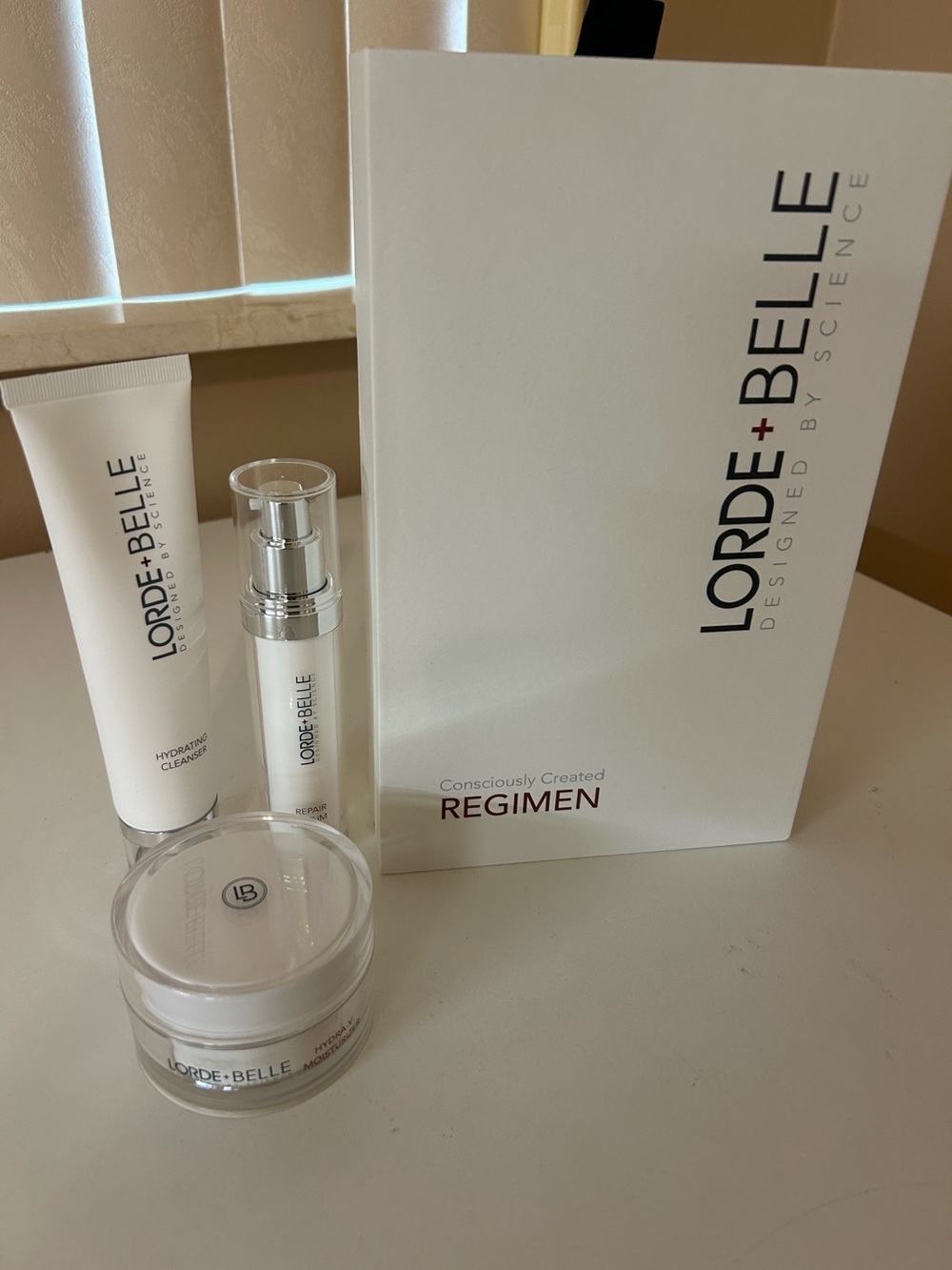 Lorde + Belle 3 Piece Anti Aging Skin Care Regimen MSRP $199 New In Box